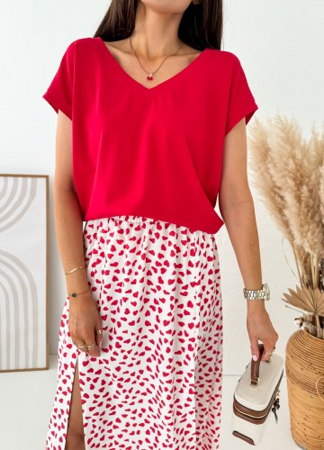 T-SHIRT Basic czerwony