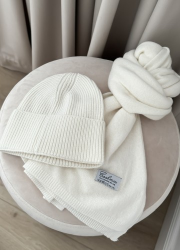 KOMPLET Kaszmir ecru