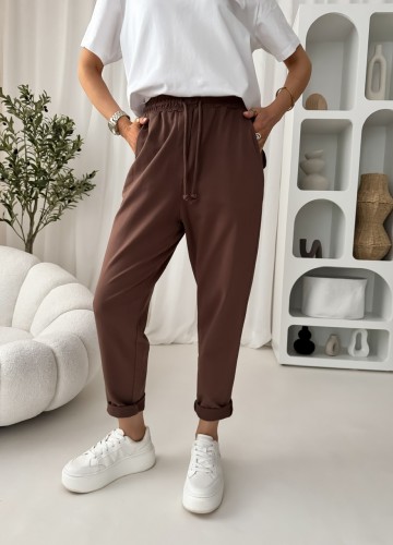 SPODNIE COMFY moka